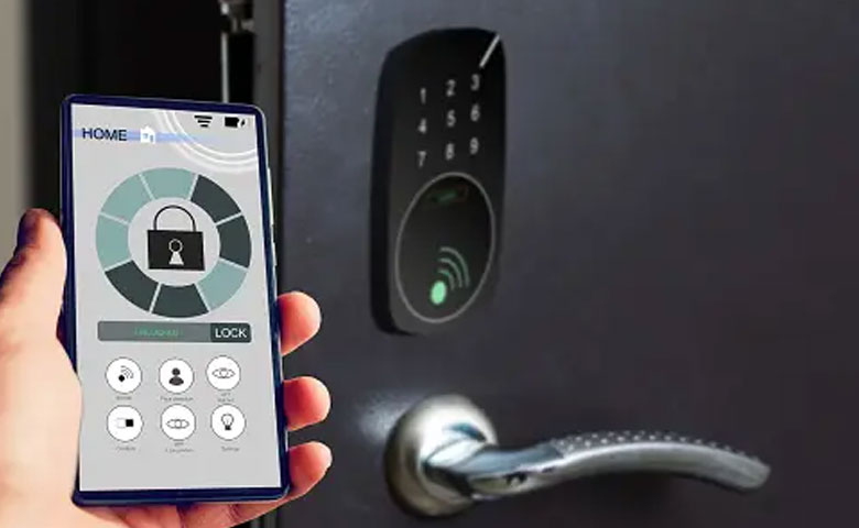 Digital Lock on Door